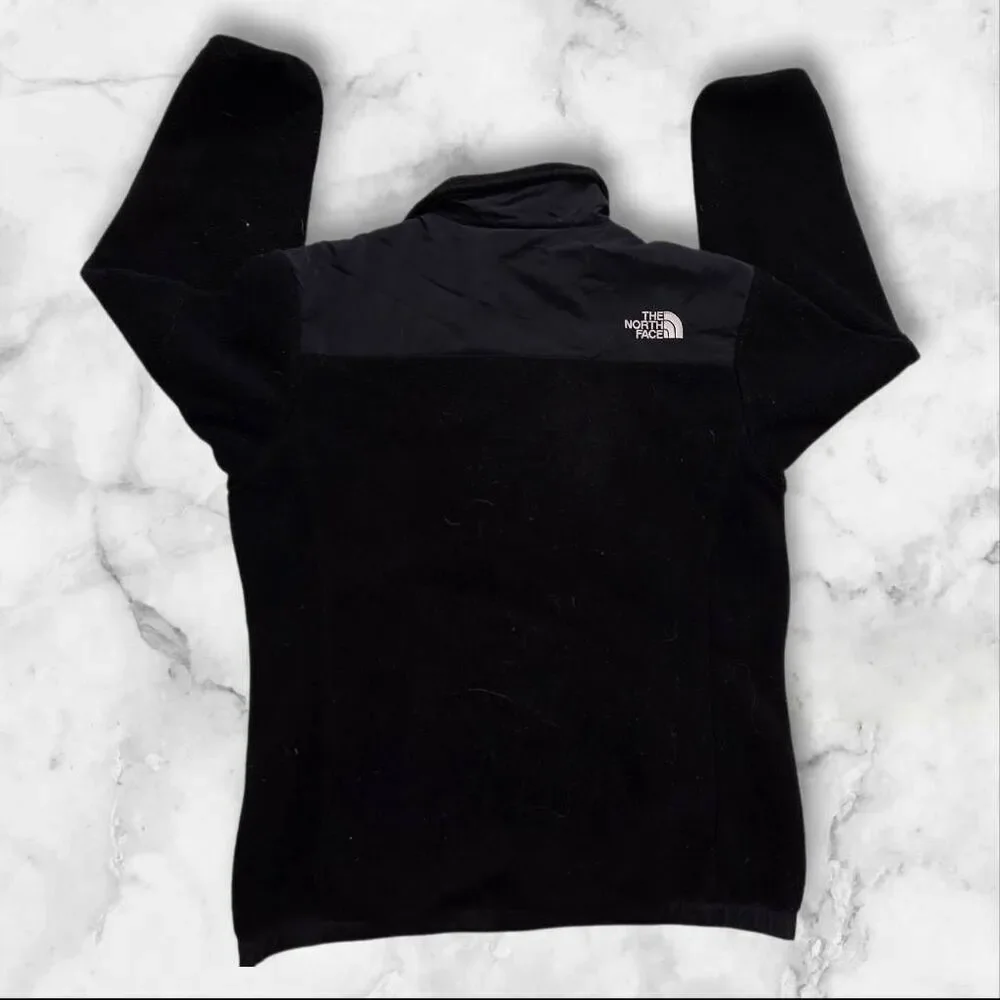 The North Face Denali Black Full Zip Jacket Girls Size Large